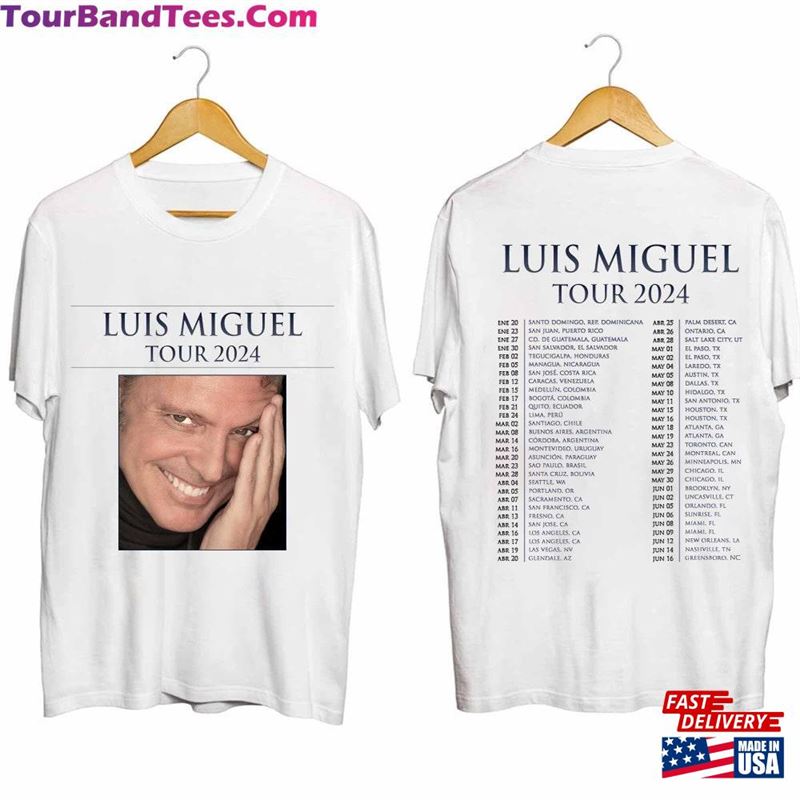 Luis Miguel Tour Shirt Fan Concert For Hoodie T-Shirt 29Uf194243 – Utopia Fashion