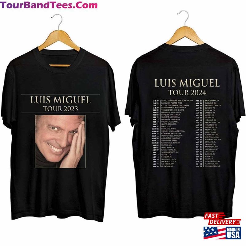 Luis Miguel Tour Shirt Fan Concert For Hoodie T-Shirt 29Uf194243 – Utopia Fashion