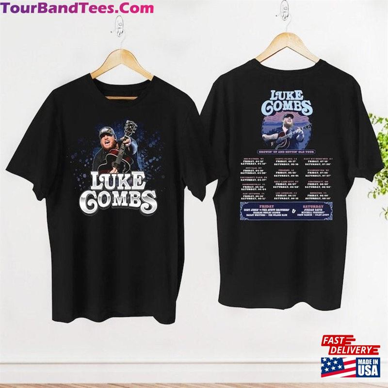 Luke Combs Tour Growing Up And Getting Old T-Shirt Merch Country Music Tee Classic 29Uf201416 – Utopia Fashion