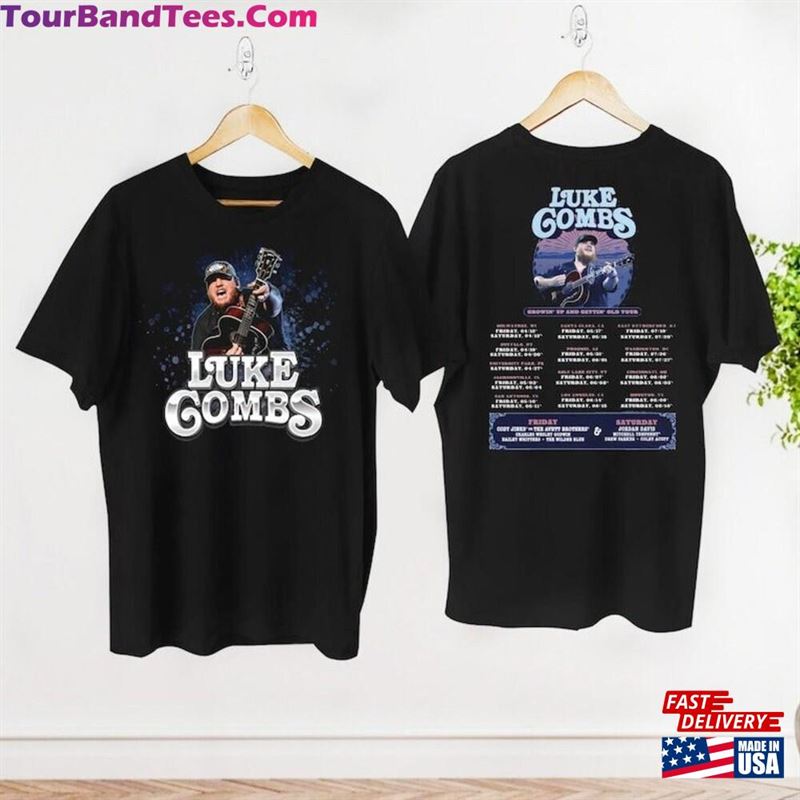 Luke Combs Tour Growing Up And Getting Old T-Shirt Merch Country Music Tee Sweatshirt Classic 29Uf193405 – Utopia Fashion