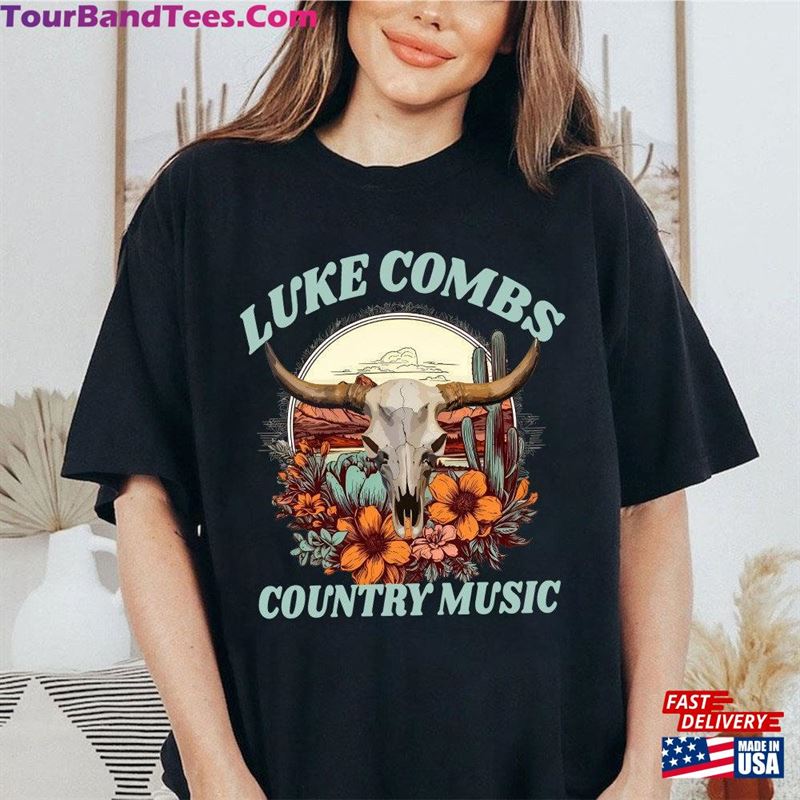 Luke Combs Country Music T-Shirt Bullhead Sweatshirt Cowboy Shirt Unisex 29Uf191740 – Utopia Fashion