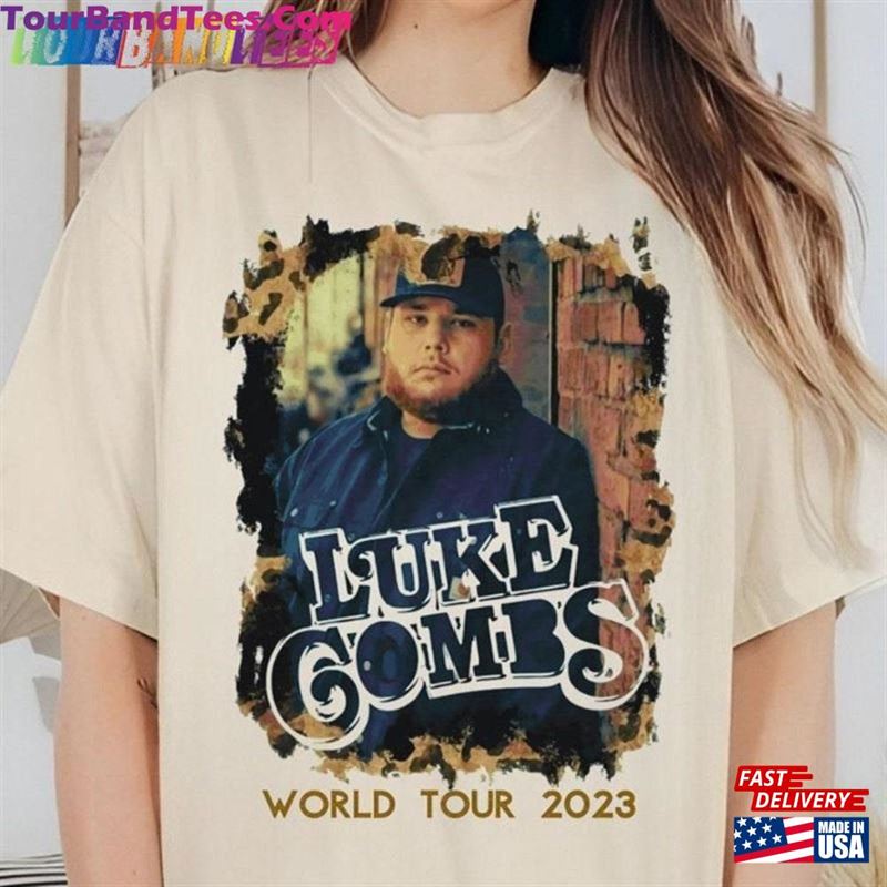 Luke Combs Est T-Shirt Concert Shirt Western Bullhead Tour Merch Unisex Classic 29Uf191476 – Utopia Fashion