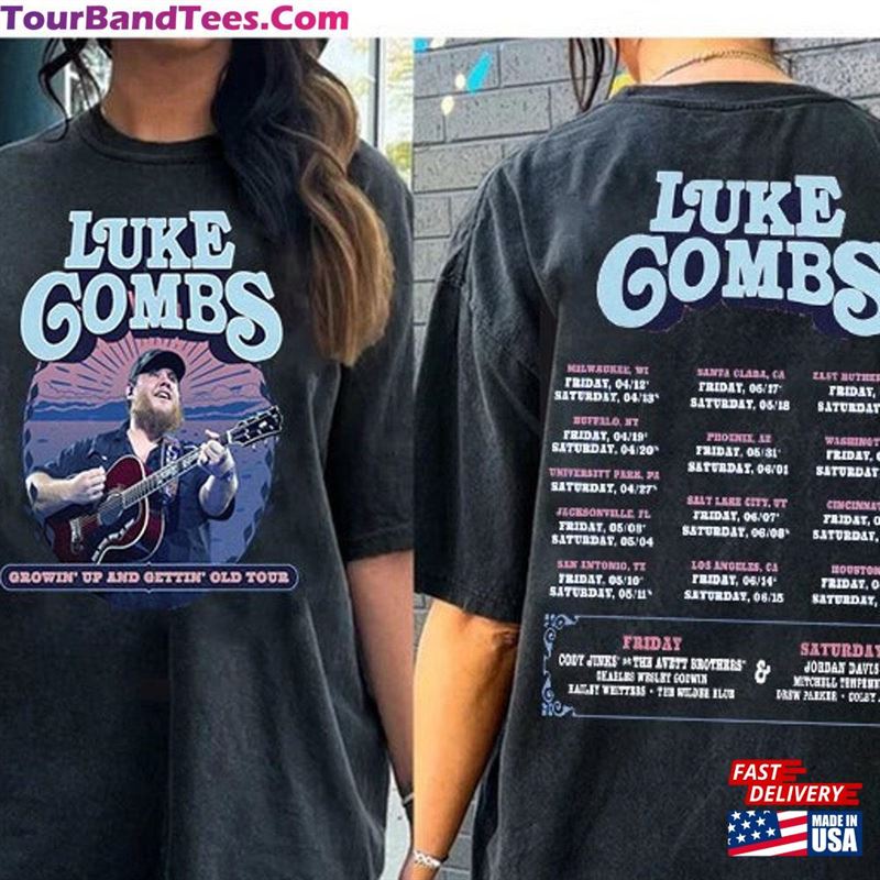 Luke Combs Growing Up And Getting Old Tour T-Shirt Merch Country Music Shirt Classic 29Uf193485 – Utopia Fashion