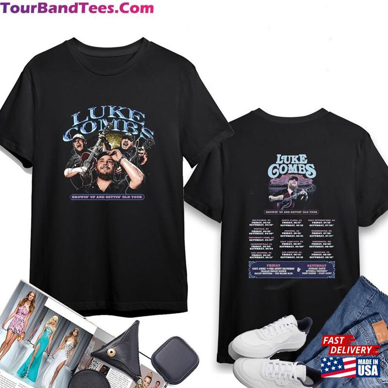 Luke Combs Growing Up And Getting Old Tour T-Shirt Vintage Shirt Classic 29Uf194199 – Utopia Fashion