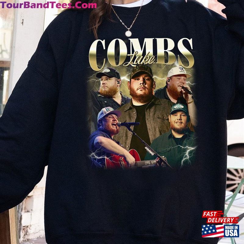 Luke Combs Homage Shirt Tour Growing Up And Getting Old T-Shirt Classic Unisex 29Uf192968 – Utopia Fashion