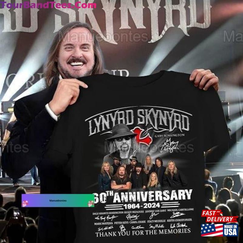 Lynyrd Skynyrd Shirt 60Th Anniversary Tee Hoodie T-Shirt 29Uf206873 – Utopia Fashion