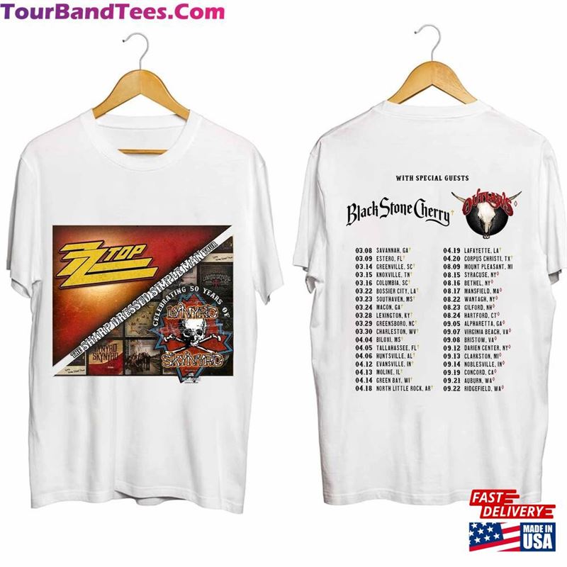 Lynyrd Skynyrd Zz Top Tour Shirt World Sweatshirt Hoodie T-Shirt 29Uf206870 – Utopia Fashion