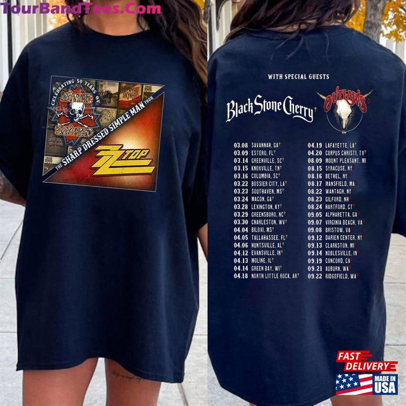 Lynyrd Skynyrd Zz Top Tour Shirt World Tee Classic Unisex 29Uf193639 – Utopia Fashion