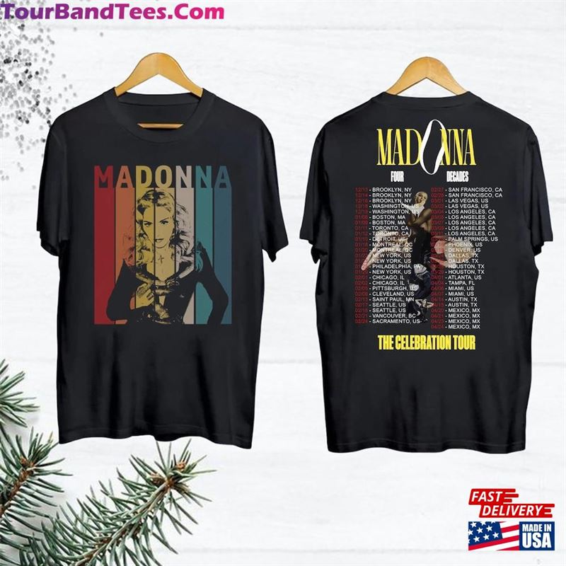 Madonna 90S Vintage Shirt Tour The Celebration T-Shirt Four Decades Hoodie 29Uf192438 – Utopia Fashion