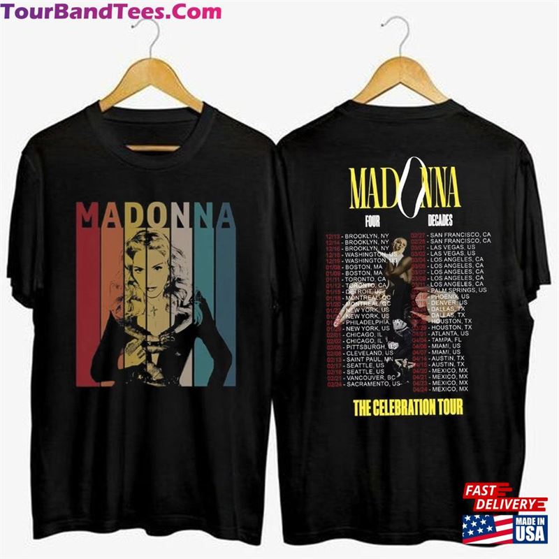 Madonna 90S Vintage Shirt Tour The Celebration T-Shirt Four Decades Sweatshirt Hoodie 29Uf202045 – Utopia Fashion