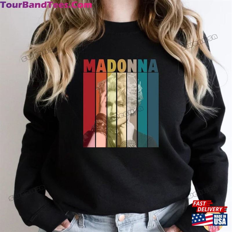 Madonna 90S Vintage Shirt Four Decades Tour Fan Gift Classic Sweatshirt 29Uf206678 – Utopia Fashion