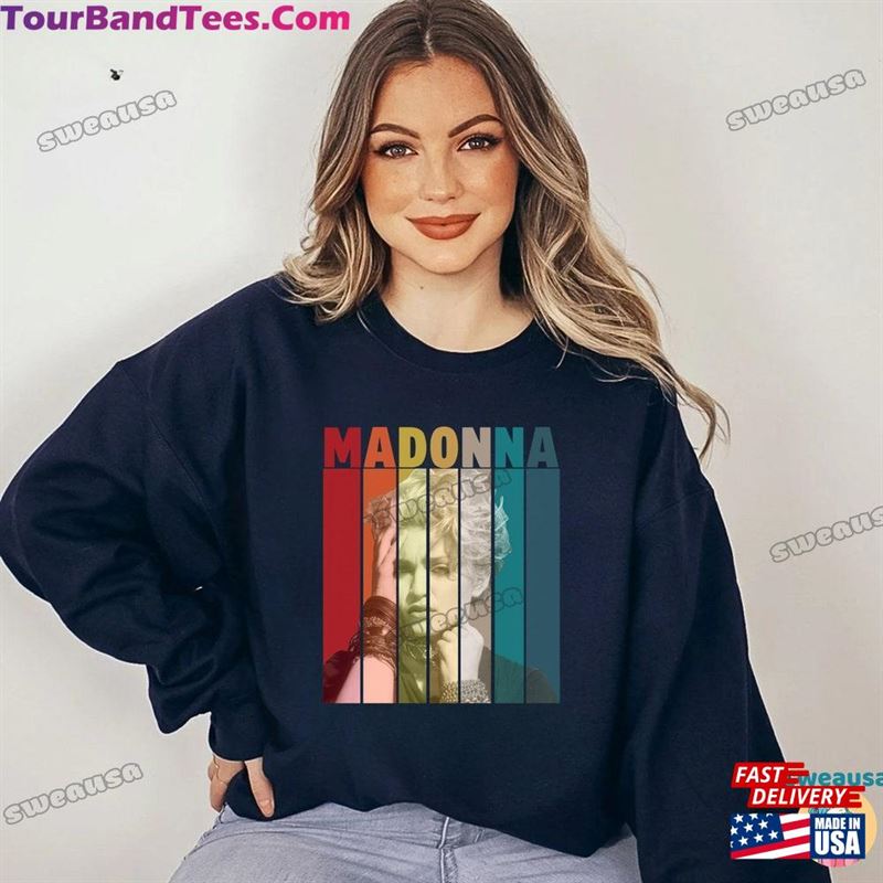 Madonna 90S Vintage Shirt Four Decades Tour Fan Gift Classic Sweatshirt 29Uf206678 – Utopia Fashion