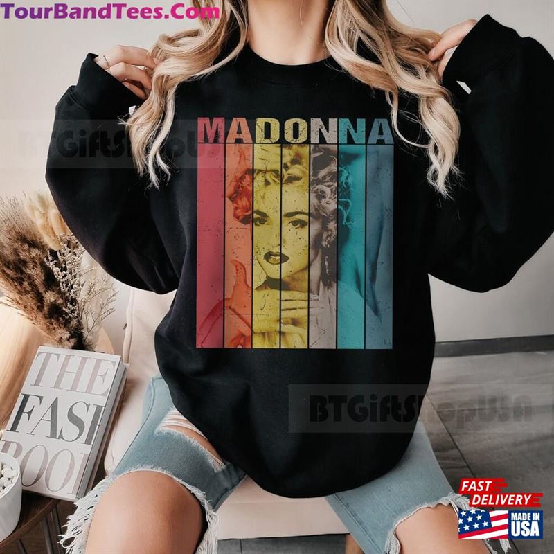 Madonna Retro Vintage T-Shirt Shirt Music Classic Sweatshirt 29Uf206841 – Utopia Fashion