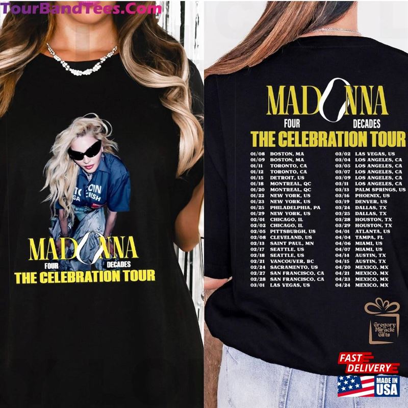 Madonna Shirt The Celebration Tour T-Shirt Fan Gifts Hoodie Sweatshirt 29Uf191435 – Utopia Fashion