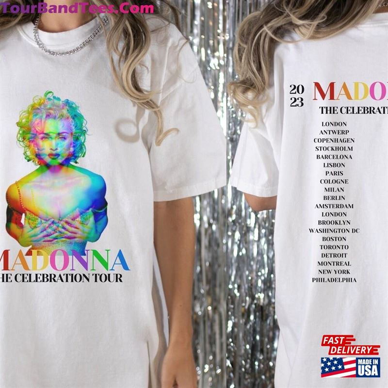 Madonna Shirt The Celebration Tour T-Shirt Hoodie 29Uf206842 – Utopia Fashion