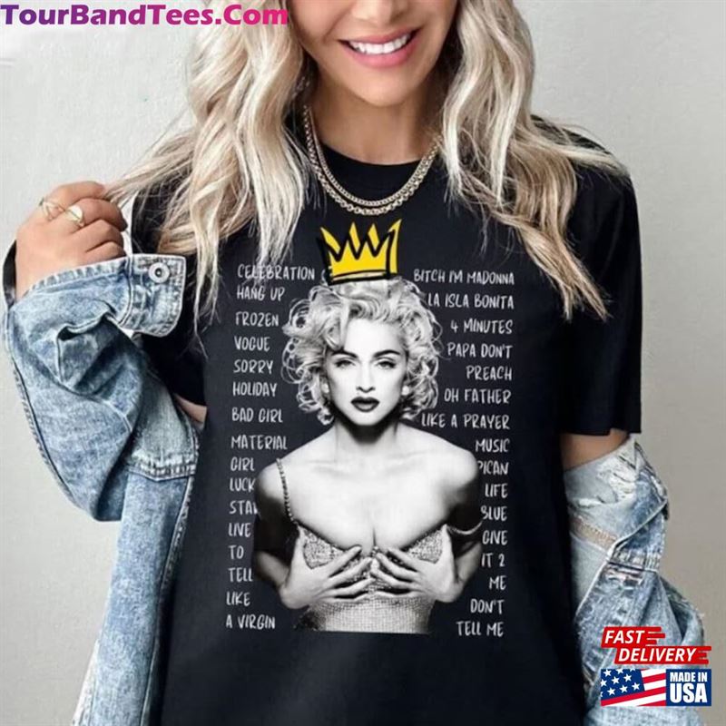 Madonna Shirt The Tour Celebration T-Shirt Four Decades Unisex Sweatshirt 29Uf206734 – Utopia Fashion