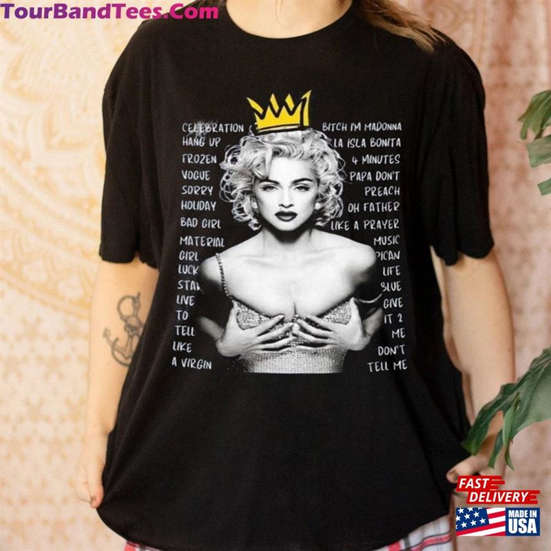 Madonna Shirt The Tour Four Decades T-Shirt Celebration Sweatshirt Hoodie 29Uf201755 – Utopia Fashion