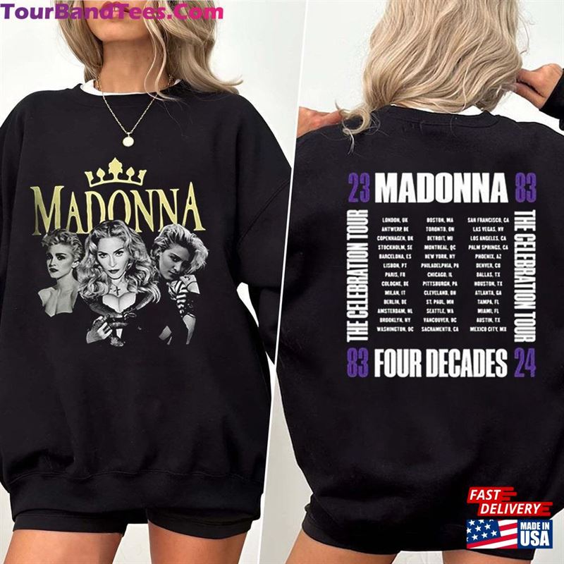 Madonna The Celebration Shirt Tour Concert Tee Classic Sweatshirt 29Uf193537 – Utopia Fashion