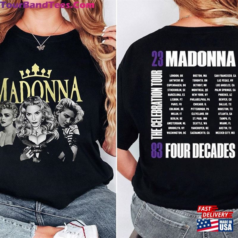 Madonna The Celebration Shirt Tour Concert Tee Classic Sweatshirt 29Uf193537 – Utopia Fashion