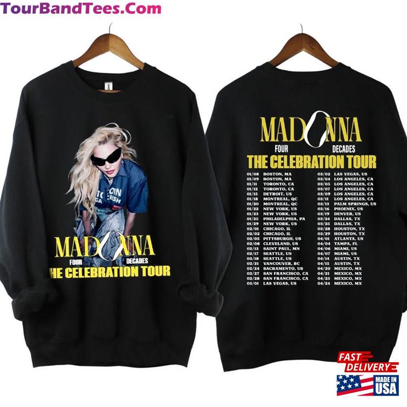 Madonna The Celebration Tour Sweatshirt T-Shirt Fan Gifts Vintage Classic 29Uf207008 – Utopia Fashion