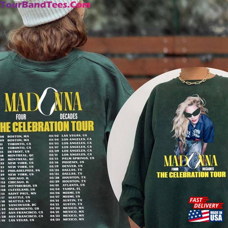 Madonna The Celebration Tour T-Shirt Shirt Fan Gifts Sweatshirt Unisex Classic 29Uf201954 – Utopia Fashion