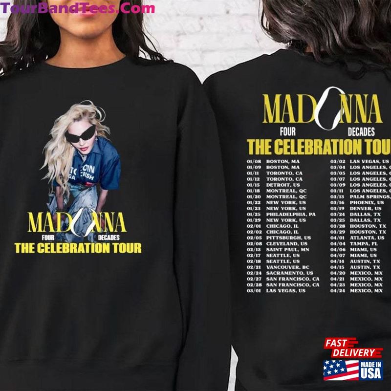 Madonna The Celebration Tour T-Shirt Shirt Fan Gifts Sweatshirt Unisex Classic 29Uf201954 – Utopia Fashion