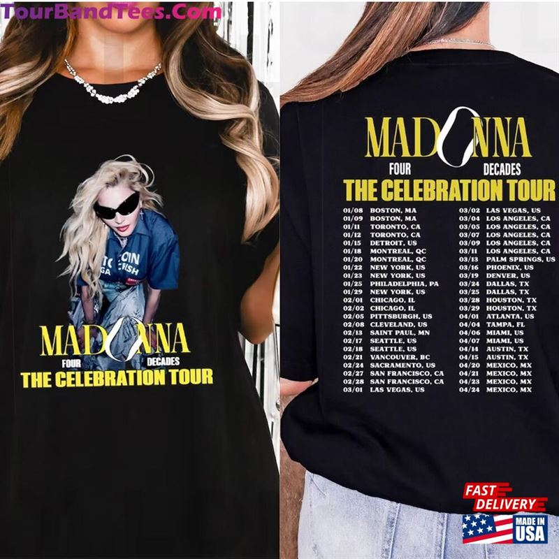 Madonna The Celebration Tour T-Shirt Shirt Fan Gifts Vintage Sweatshirt 29Uf192637 – Utopia Fashion