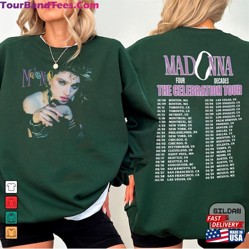 Madonna The Celebration Tour T-Shirt Shirt Merch Sweatshirt 29Uf192800 – Utopia Fashion