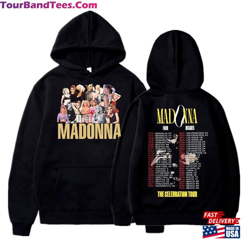 Madonna The Celebration Tour Four Decades Music Two Sided Shirt Fan Gifts Sweatshirt T-Shirt 29Uf193950 – Utopia Fashion