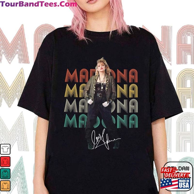 Madonna Tour Shirt Retro Vintage T-Shirt Four Decades Unisex Classic 29Uf191723 – Utopia Fashion