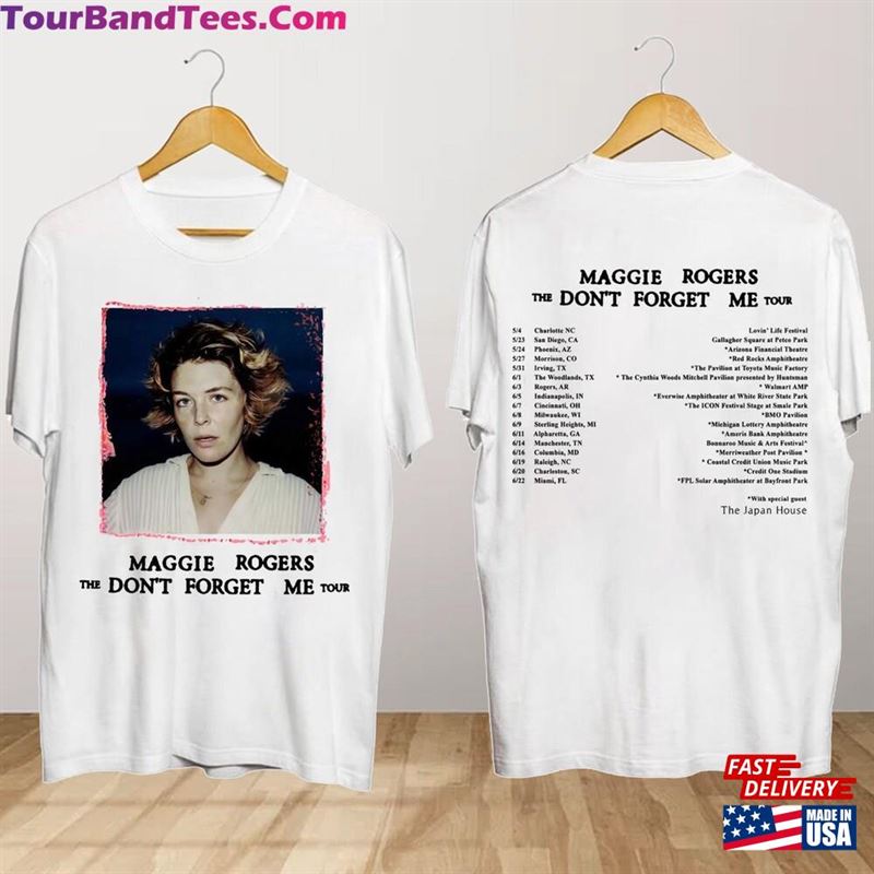 Maggie Rogers The Dont Forget Me Tour Shirt Concert Classic T-Shirt 29Uf193192 – Utopia Fashion