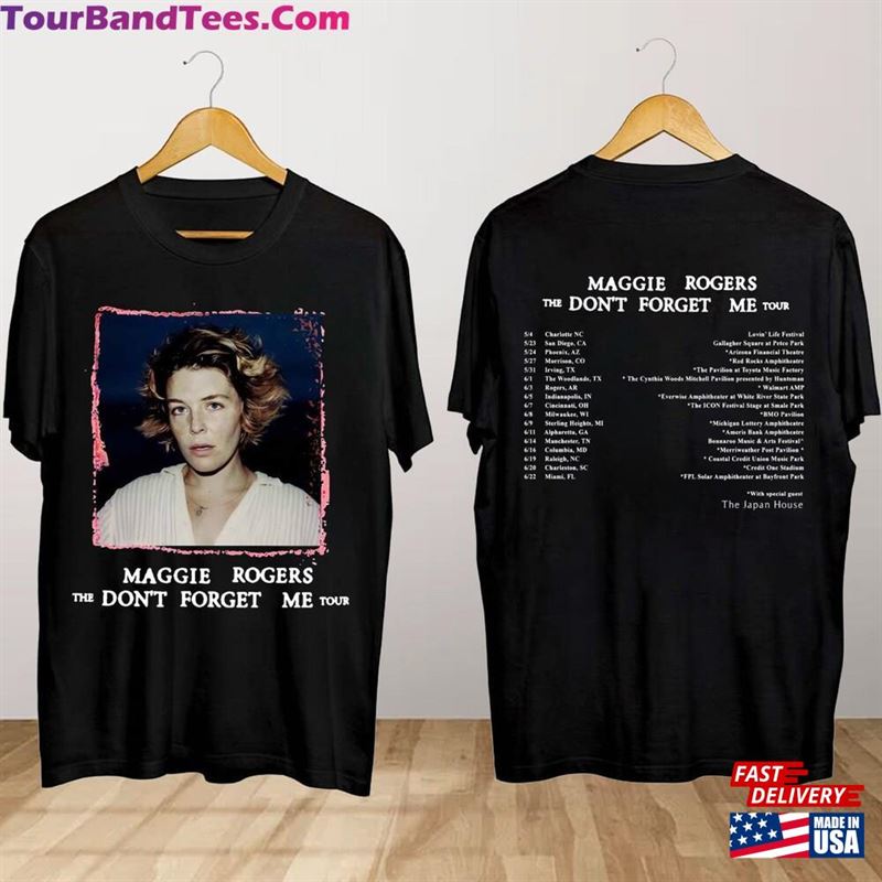 Maggie Rogers The Dont Forget Me Tour Shirt Concert Classic T-Shirt 29Uf193192 – Utopia Fashion