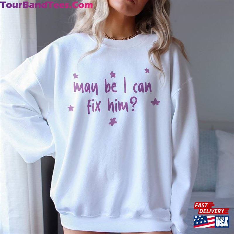 Maybe I Can Fix Him Crop Tee Hoodie Unisex Olivia Rodrigo Guts Full Date Tour T-Shirt Classic Sweatshirt 29Uf193484 – Utopia Fashion