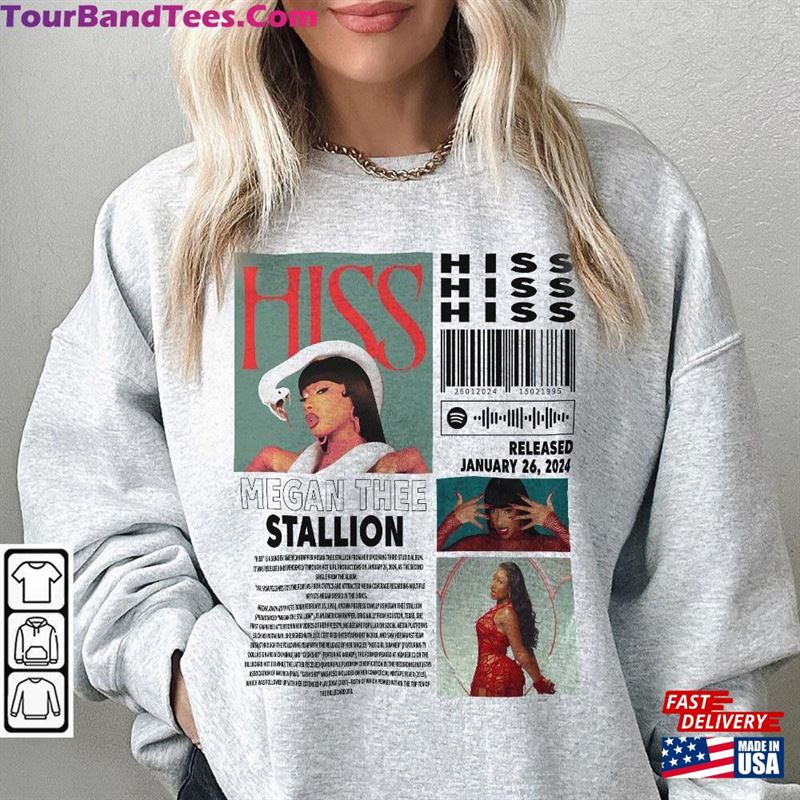 Megan Thee Stallion Music Merch Shirt Hiss Album 90S Tee Classic Sweatshirt 29Uf194175 – Utopia Fashion