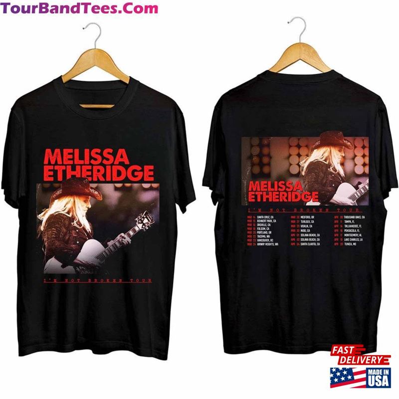 Melissa Etheridge I’M Not Broken Us Tour Shirt Fan Concert Sweatshirt T-Shirt 29Uf194422 – Utopia Fashion