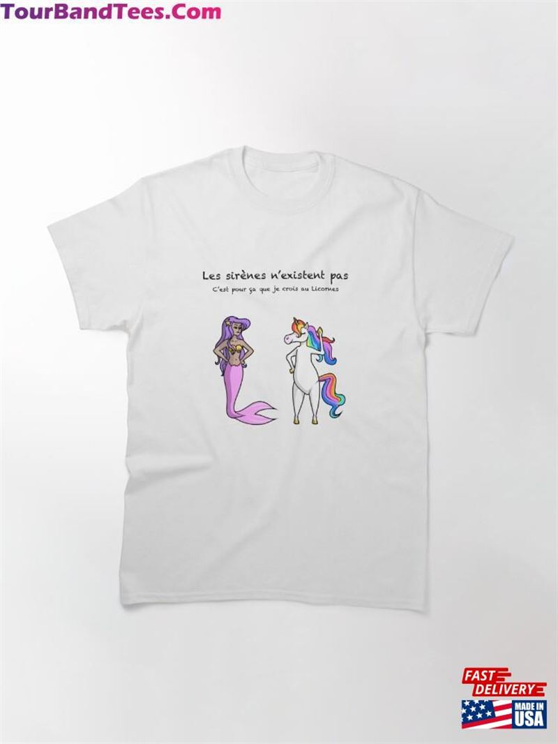 Mermaids Don’T Exist Classic T-Shirt Unisex 29Uf201543 – Utopia Fashion