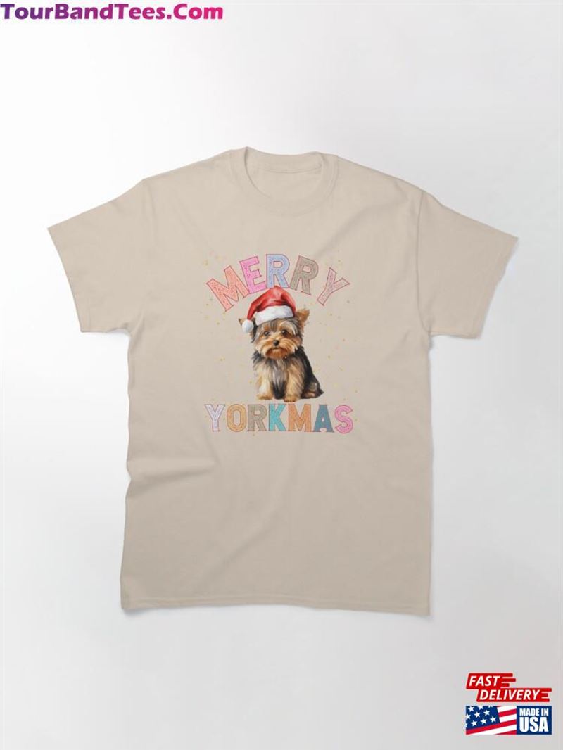 Merry Yorkmas Says This Adorable Yorkie Classic T-Shirt Unisex Hoodie 29Uf211426 – Utopia Fashion