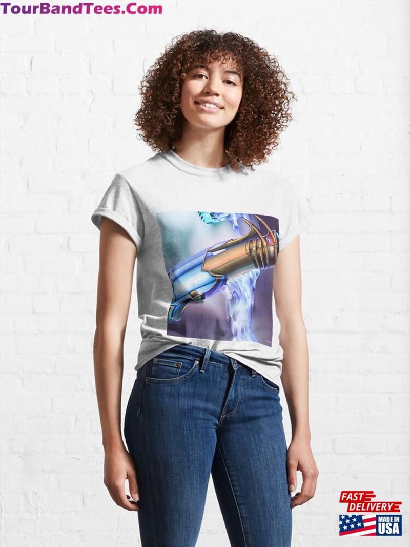 Mighty Dragon Gun With Blue And Gold Colors Classic T-Shirt Sweatshirt 29Uf191665 – Utopia Fashion