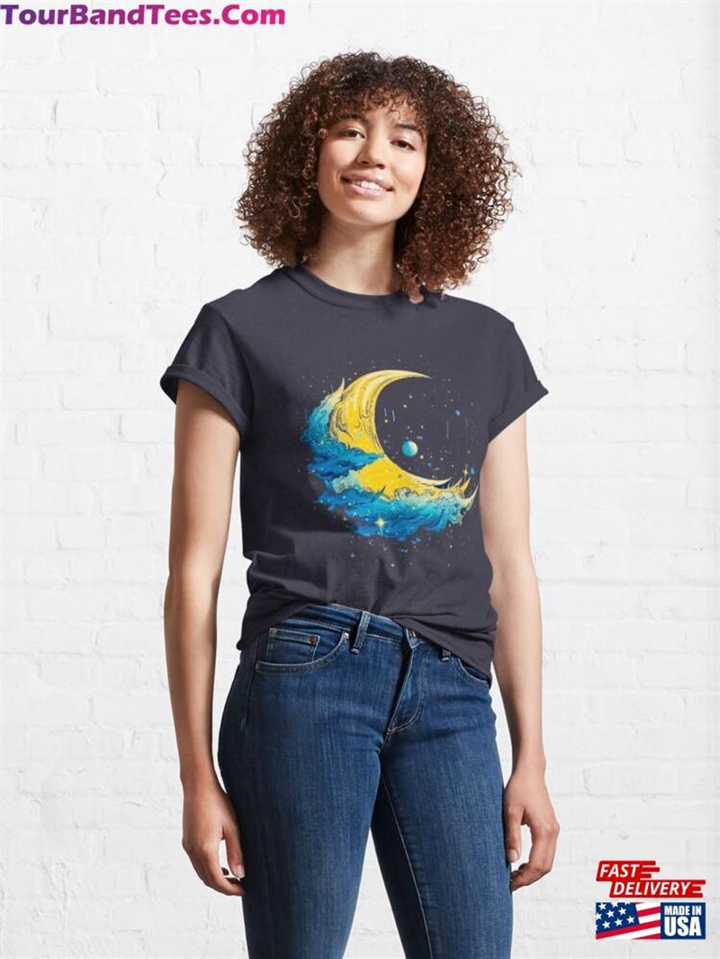 Moonlit Design Wonders Classic T-Shirt Unisex 29Uf211954 – Utopia Fashion