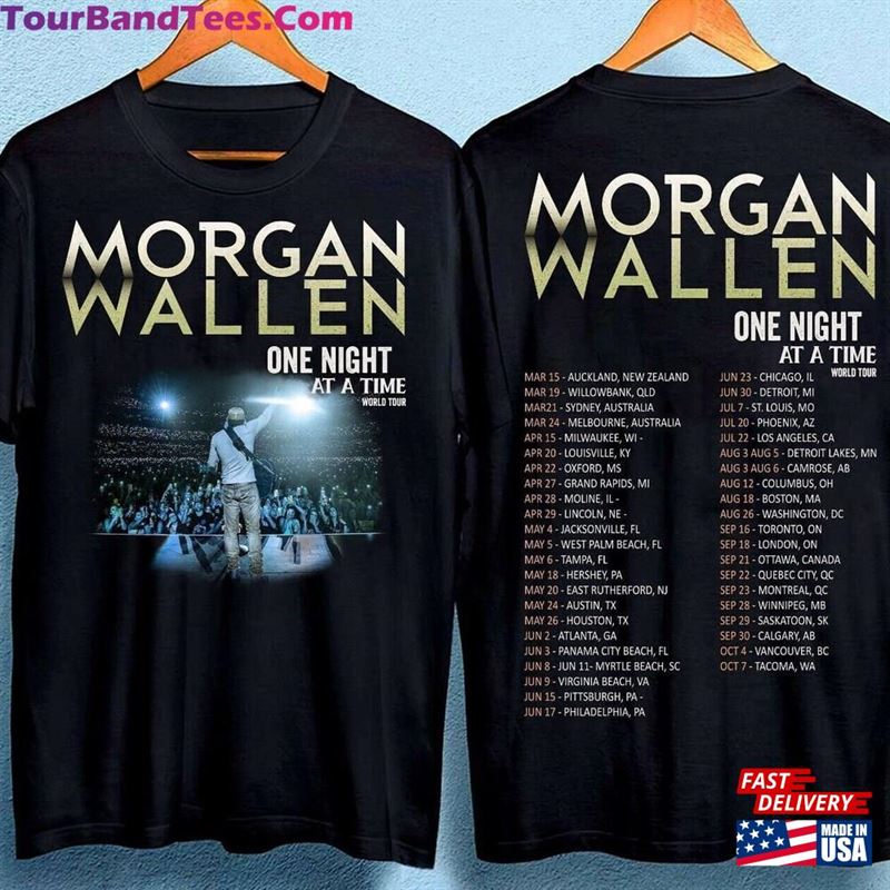 Morgan Wallen Tour T-Shirt One Night At A Time Country Music Shirt Unisex 29Uf194143 – Utopia Fashion