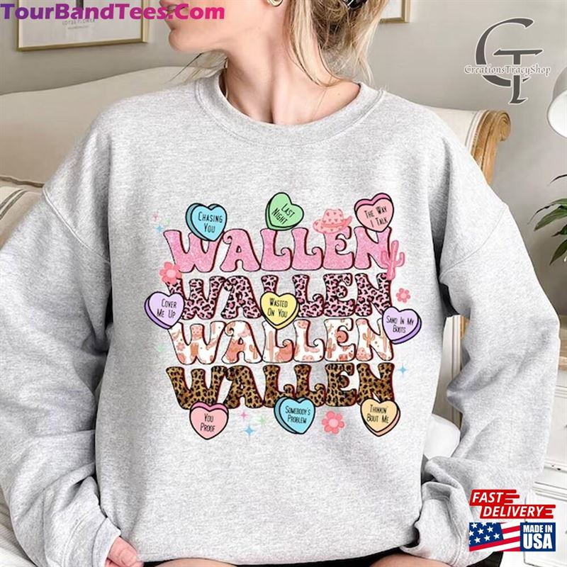 Morgan Wallen Valentine Sweatshirt Shirt Western Hoodie Classic 29Uf193494 – Utopia Fashion