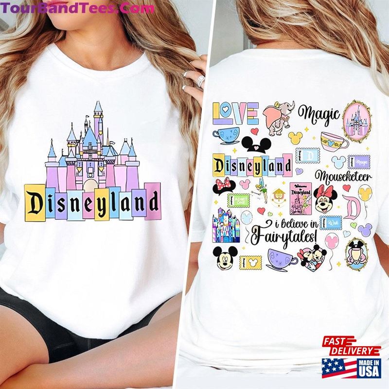 Mouse And Friends Theme Park Trip Group Matching Sweatshirt I Believe In Fairytales Magical Castle Shirt T-Shirt 29Uf191727 – Utopia Fashion