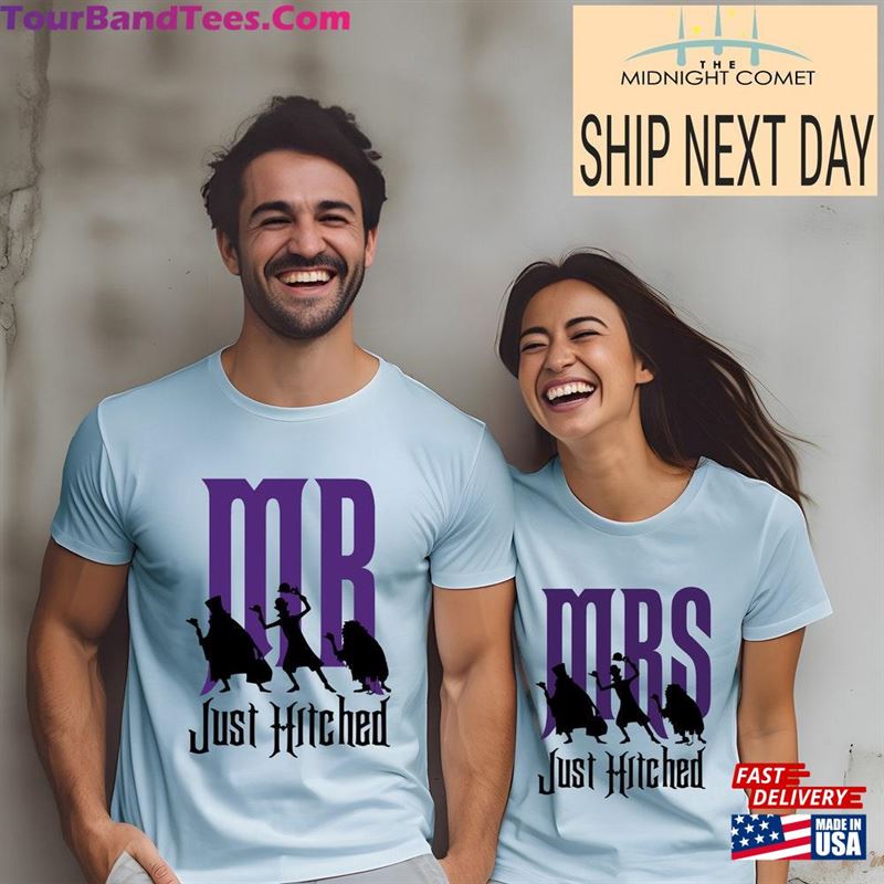 Mr And Mrs Est T-Shirts Disney Honeymoon Couple Shirt Matching Tees Sweatshirt T-Shirt 29Uf194772 – Utopia Fashion