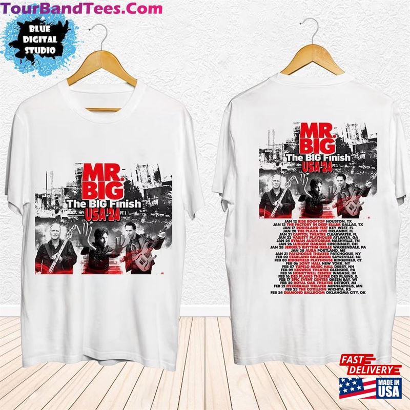 Mr Big The Finish Tour Shirt Band Fan Concert T-Shirt Classic 29Uf193259 – Utopia Fashion