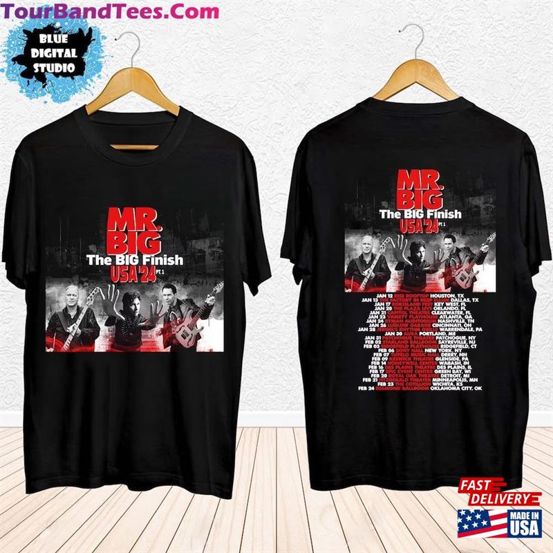 Mr Big The Finish Tour Shirt Band Fan Concert T-Shirt Classic 29Uf193259 – Utopia Fashion