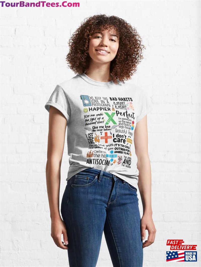 Music Doodle Classic T-Shirt Unisex 29Uf201813 – Utopia Fashion