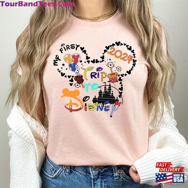 My First Trip To Disney Shirt Disneyworld Minnie And Mickey T-Shirt Sweatshirt 29Uf212010 – Utopia Fashion