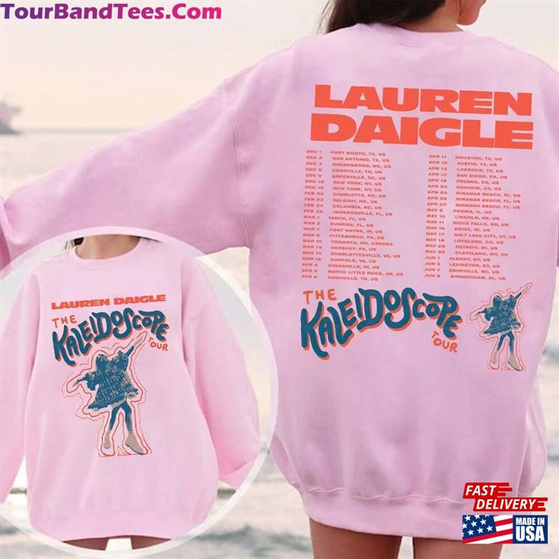 New Lauren Daigle The Kaleidoscope Tour T-Shirt Sweatshirt Concert Unisex 29Uf191969 – Utopia Fashion