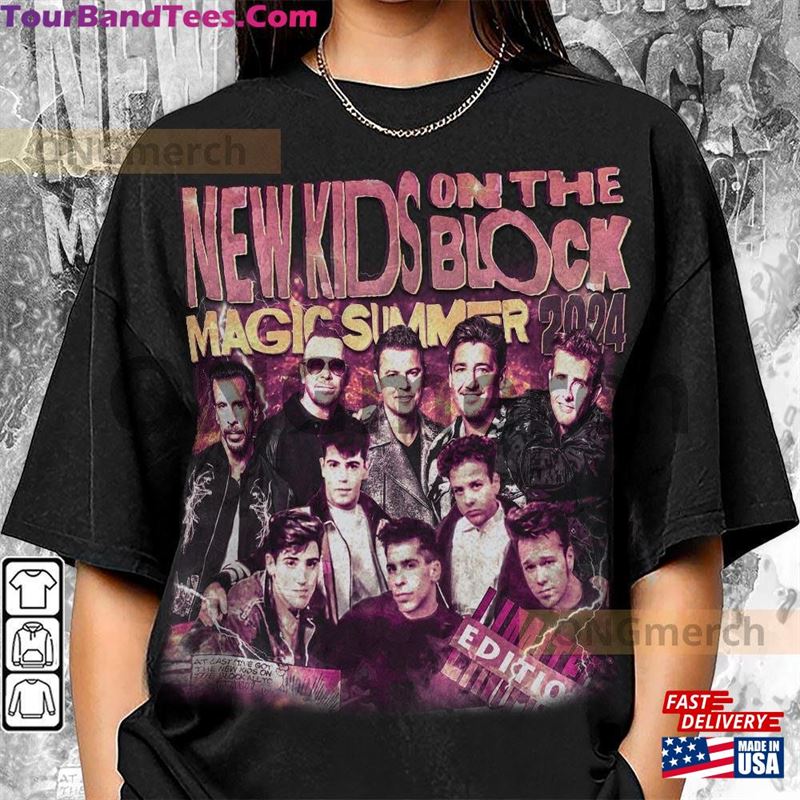 New Kids On The Block Magic Summer Tour 90S Shirt Bootleg Vintage Music Y2K Sweatshirt T-Shirt Hoodie 29Uf192224 – Utopia Fashion