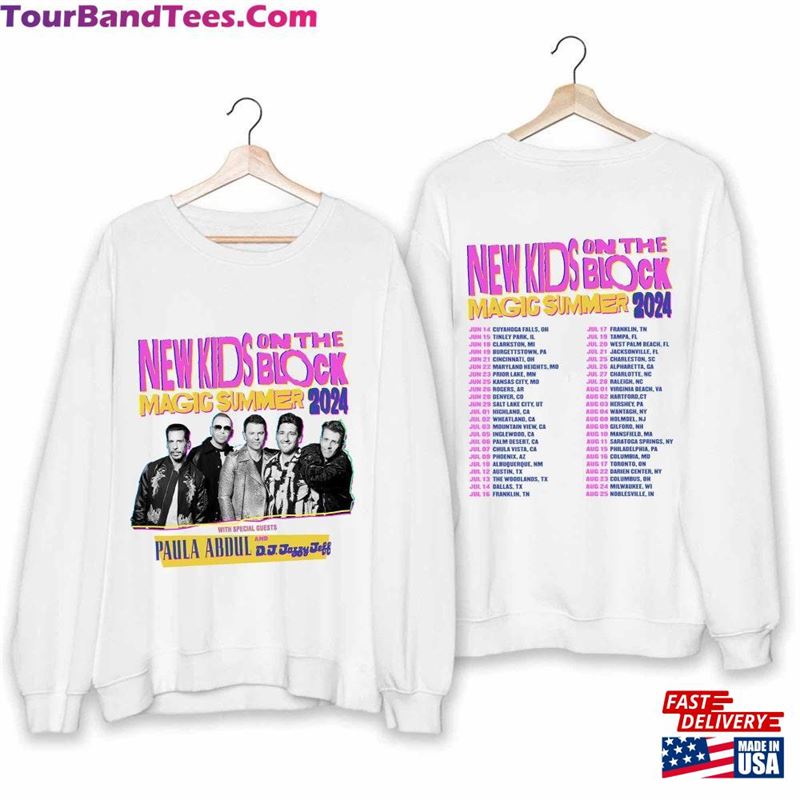 New Kids On The Block Magic Summer Tour Shirt Band Fan Sweatshirt Classic 29Uf192665 – Utopia Fashion